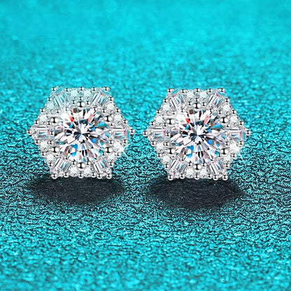 Space Snowflake Earrings