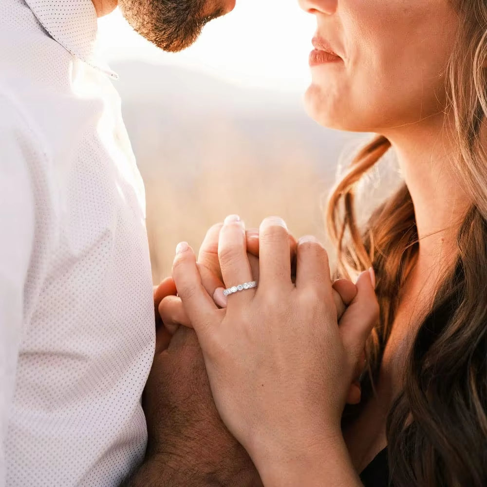 Moonstone Halo Ring