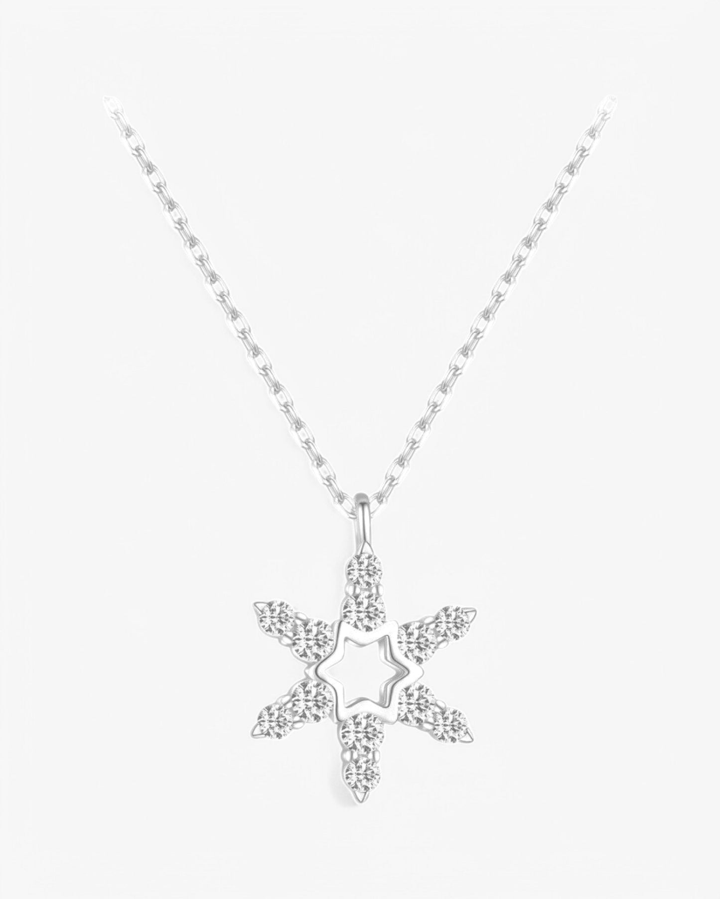 Crystal Snowflake Necklace