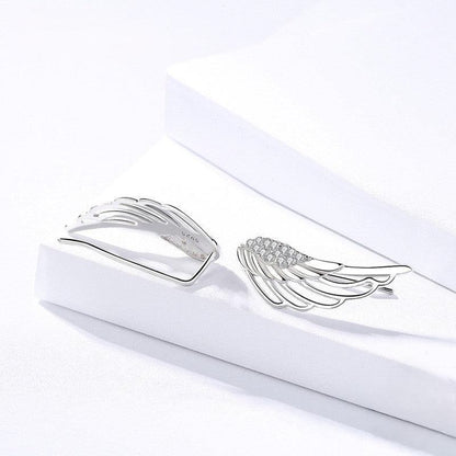 Angelic Wing Earrings - Diamoray