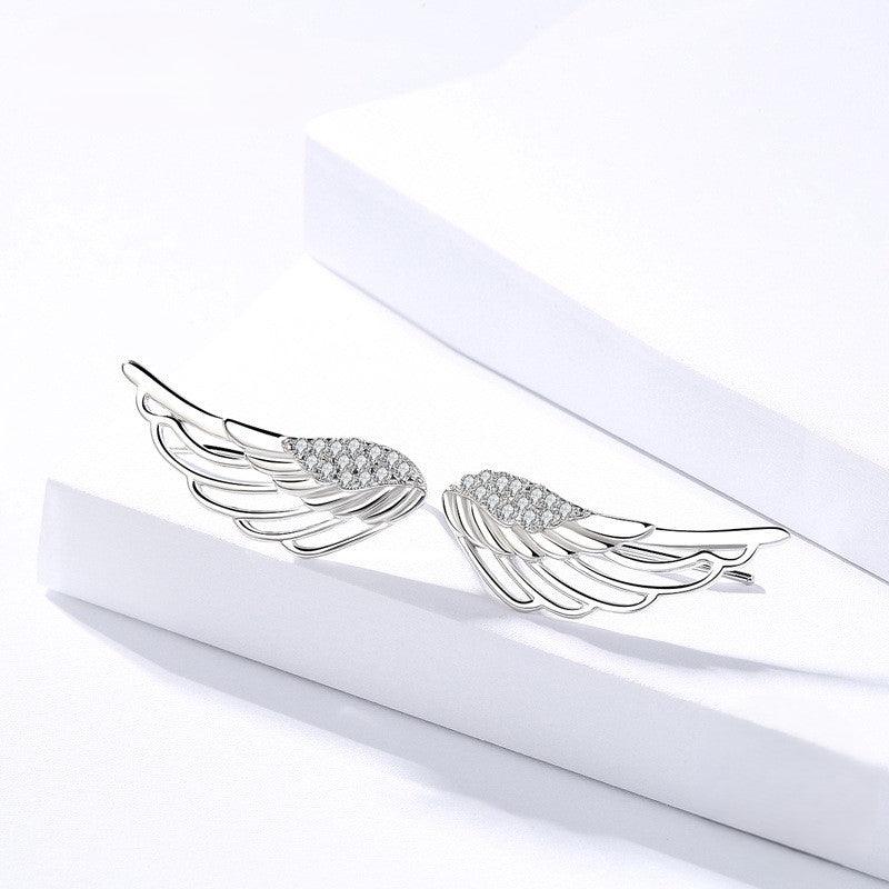 Angelic Wing Earrings - Diamoray