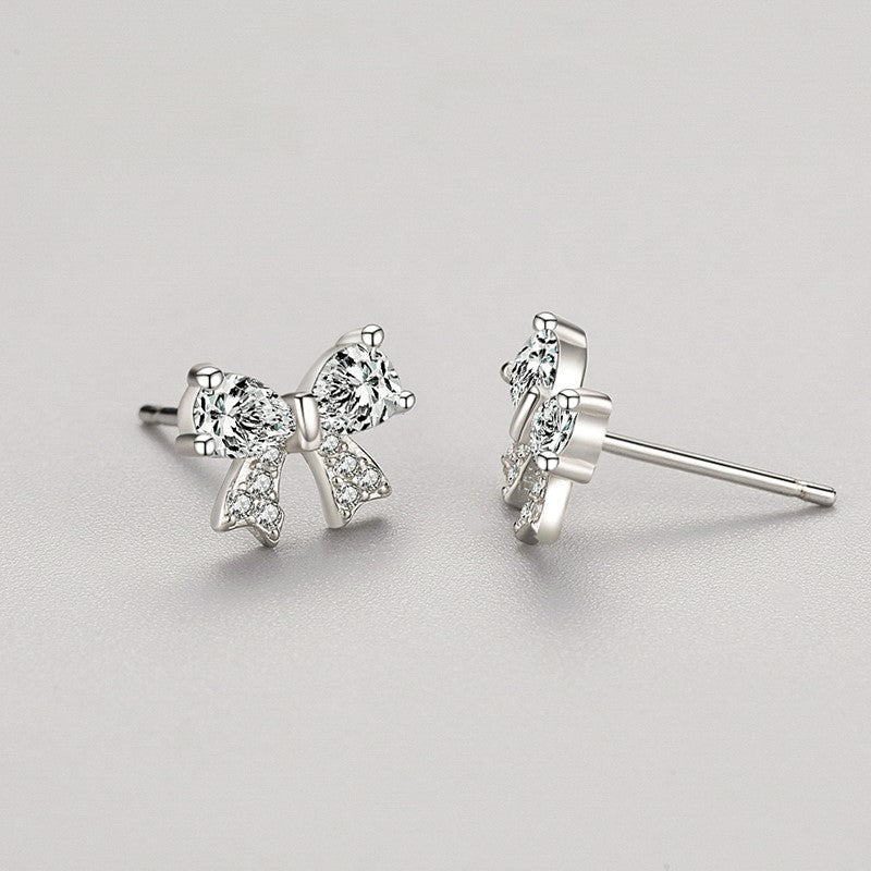 Bowtie Brilliance Earrings - Diamoray