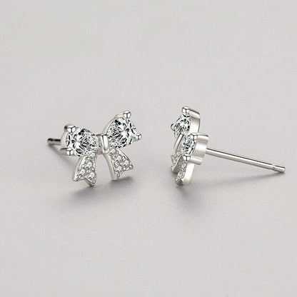 Bowtie Brilliance Earrings - Diamoray