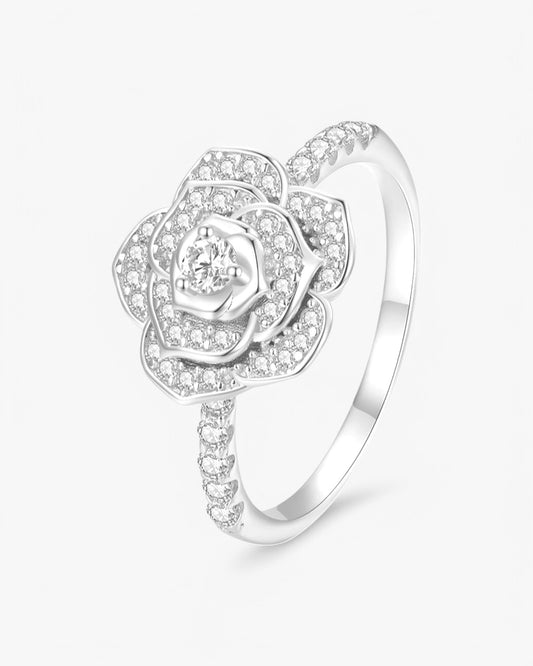 Diamond Blossom Ring