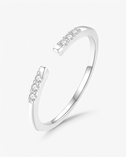 Refined Sparkle Ring