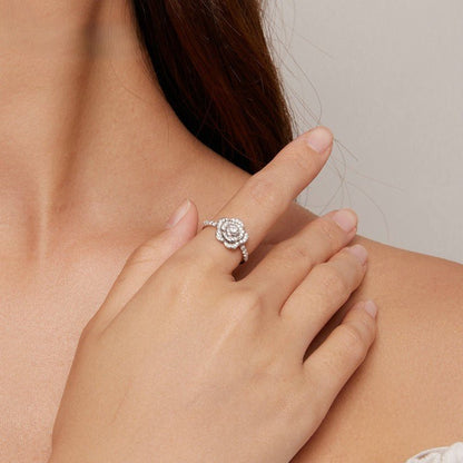 Diamond Blossom Ring - Diamoray