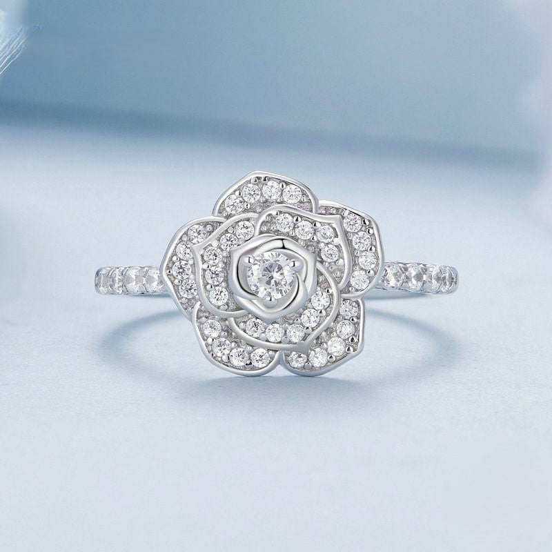 Diamond Blossom Ring - Diamoray