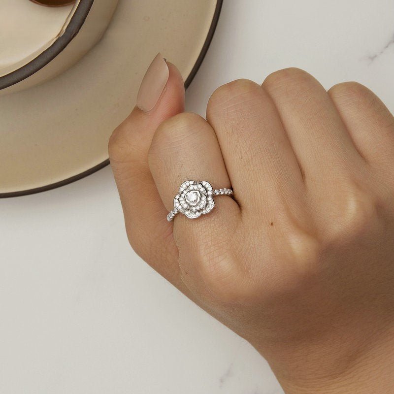 Diamond Blossom Ring - Diamoray