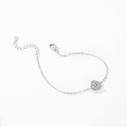 Diamond Heart Symphony Bracelet - Diamoray