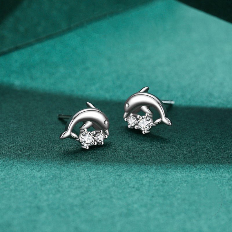 Dolphin Delight Earrings - Diamoray