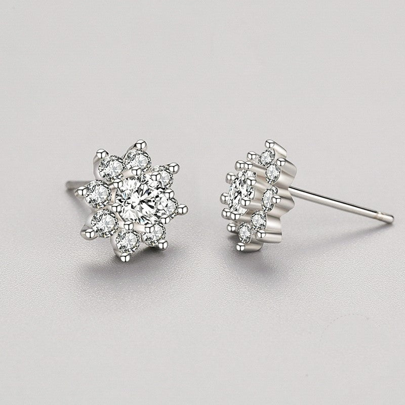 Frosted Glamour Earrings - Diamoray