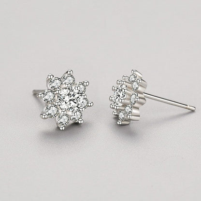 Frosted Glamour Earrings - Diamoray