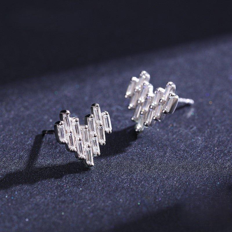 Heartfelt Elegance Earrings - Diamoray