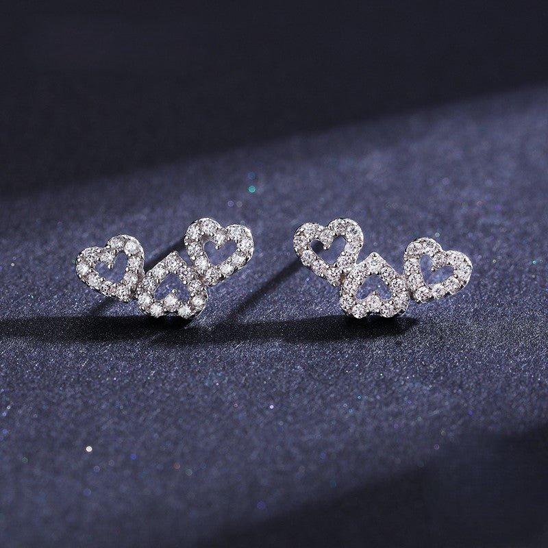 Heartfelt Whispers Earrings - Diamoray