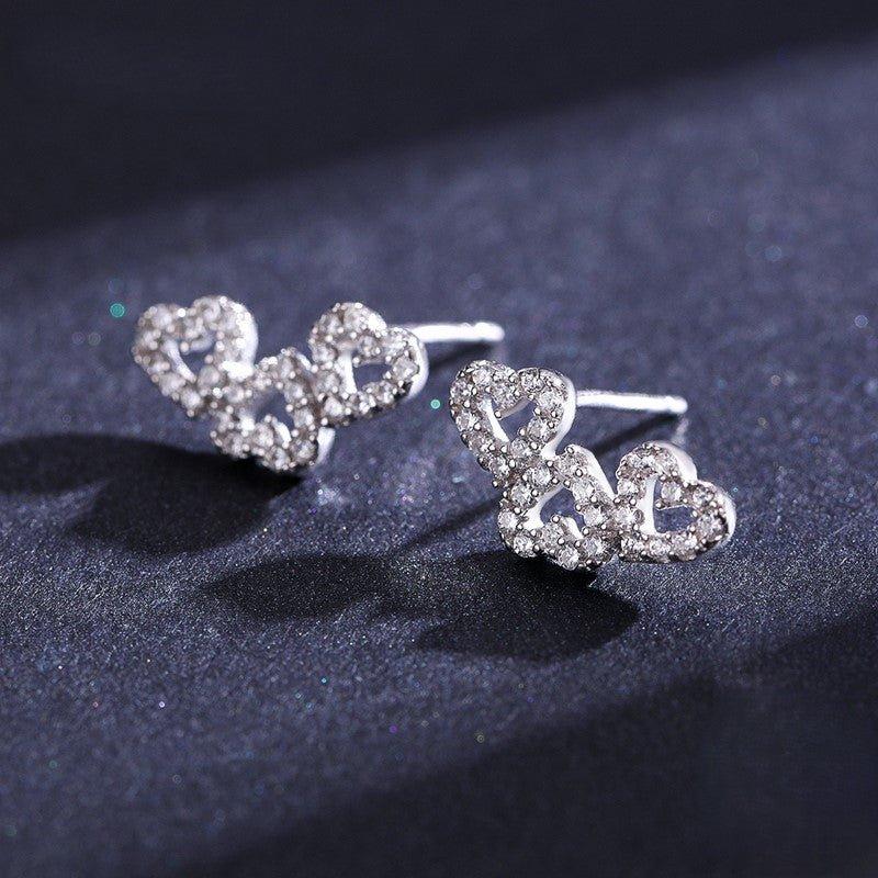 Heartfelt Whispers Earrings - Diamoray