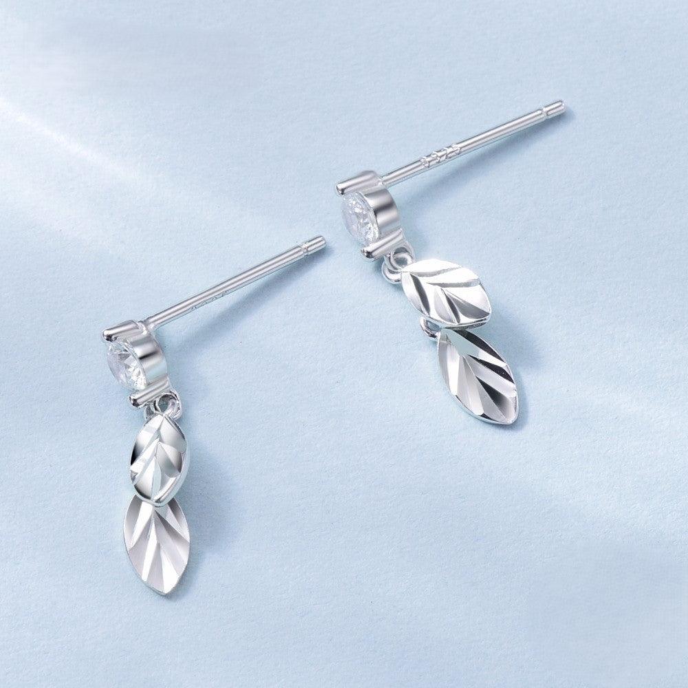 Leafy Luxe Earrings - Diamoray