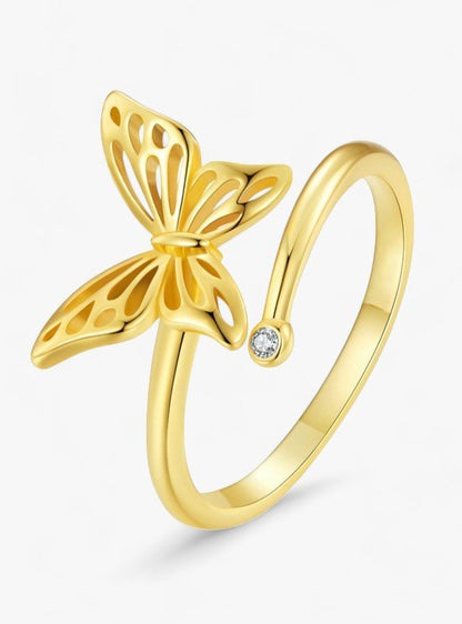 Moonlit Flutter Ring - Diamoray