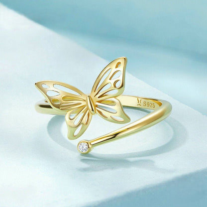 Moonlit Flutter Ring - Diamoray