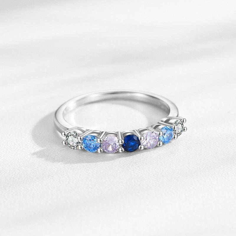 Ocean Blue Opulence Ring - Diamoray