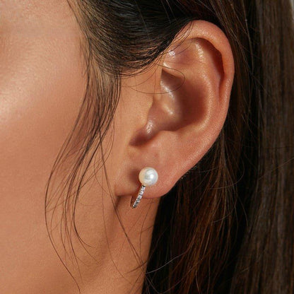 Pearl Essence Earrings - Diamoray