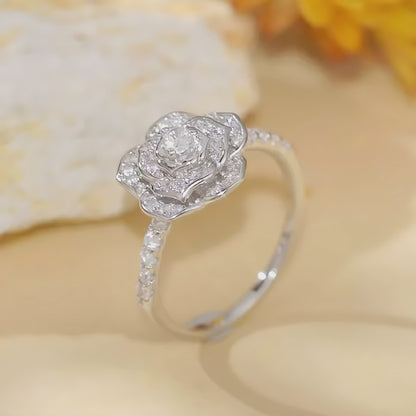 Diamond Blossom Ring