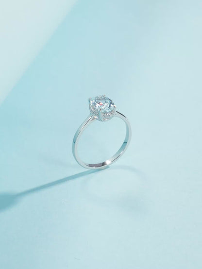 Aquamarine Radiance Ring