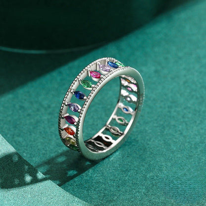 Rainbow Bliss Ring - Diamoray