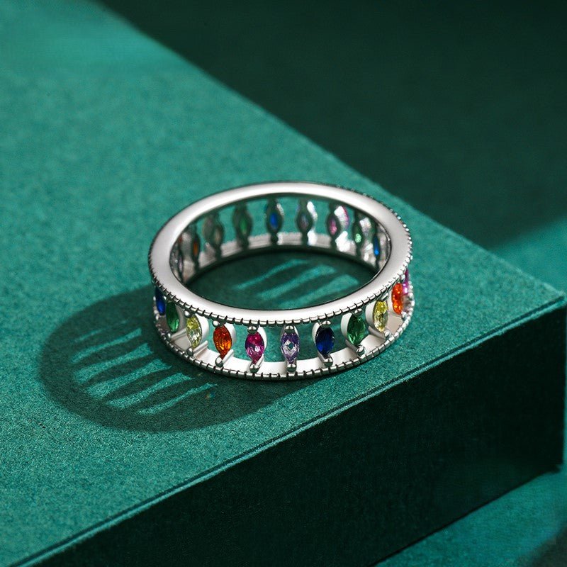 Rainbow Bliss Ring - Diamoray