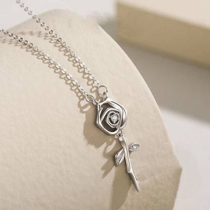 Romantic Rosette Necklace - Diamoray