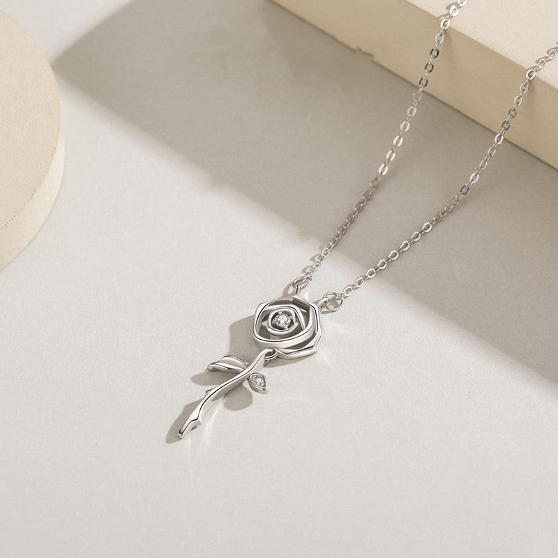 Romantic Rosette Necklace - Diamoray