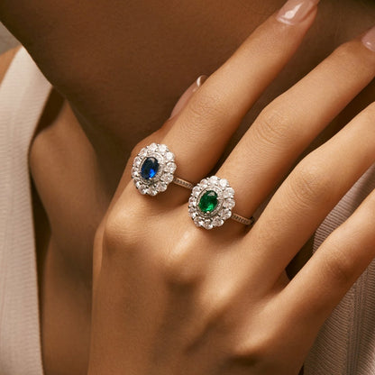 Royal Blue Radiance Ring - Diamoray