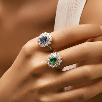 Royal Blue Radiance Ring - Diamoray