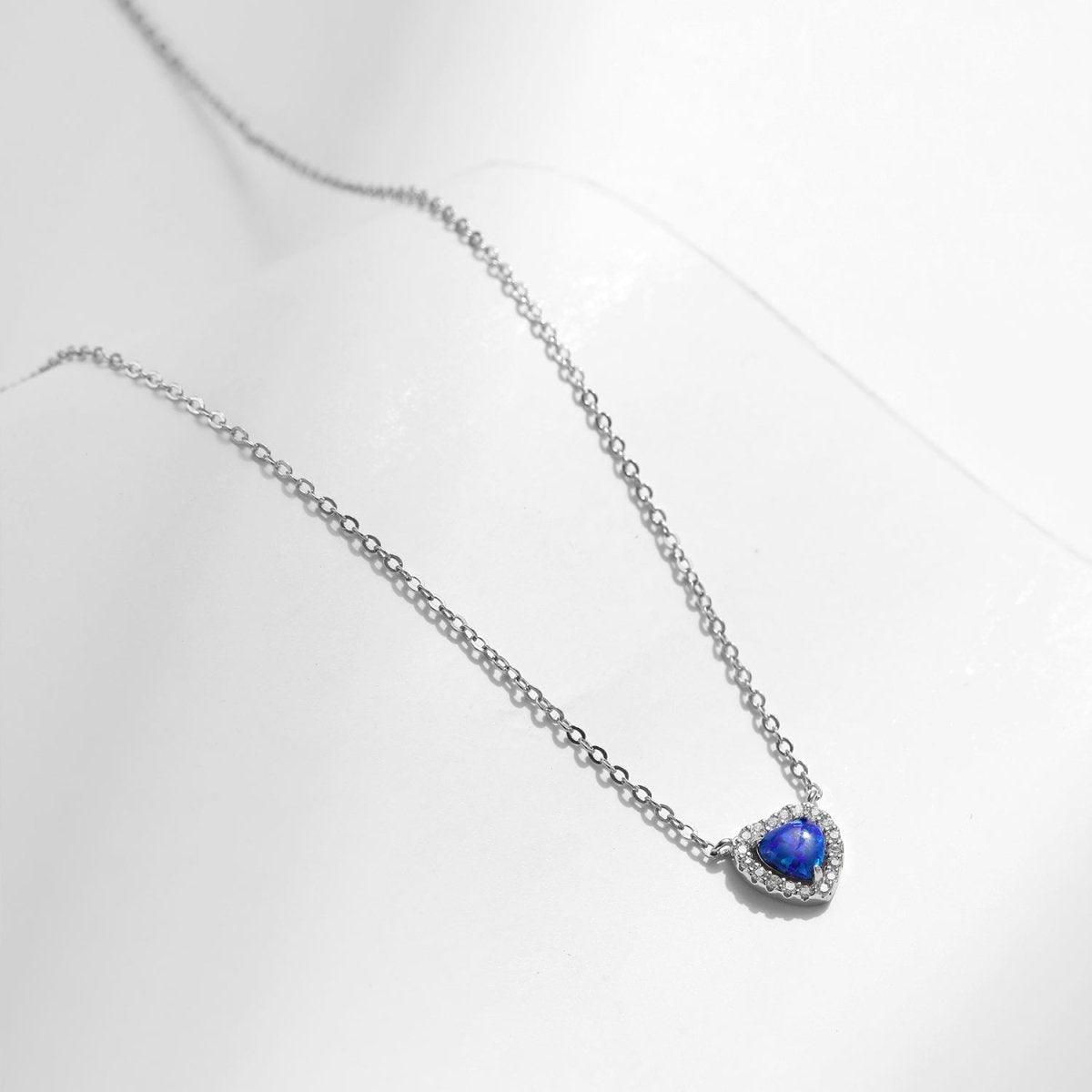 Sapphire Serenade Necklace - Diamoray