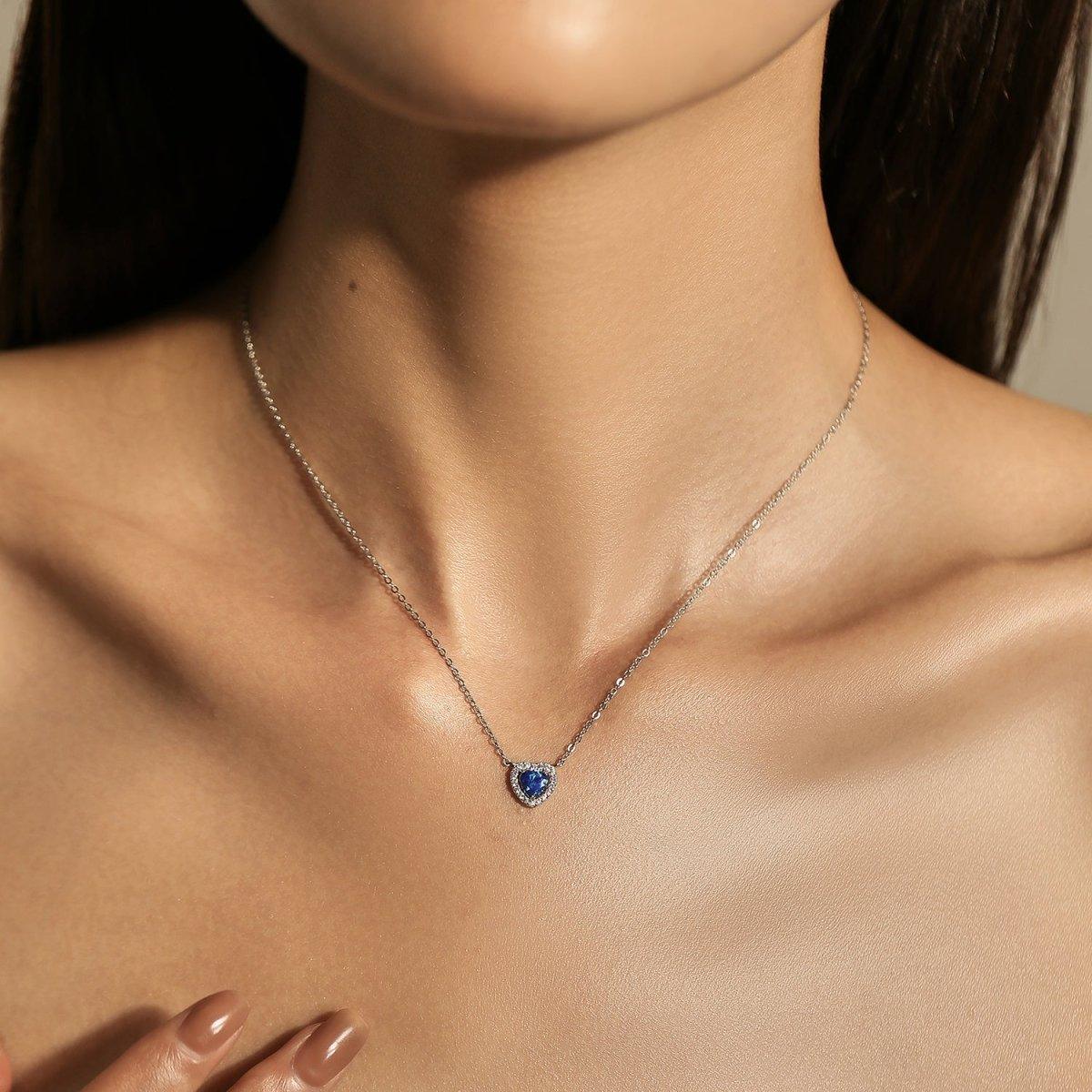 Sapphire Serenade Necklace - Diamoray