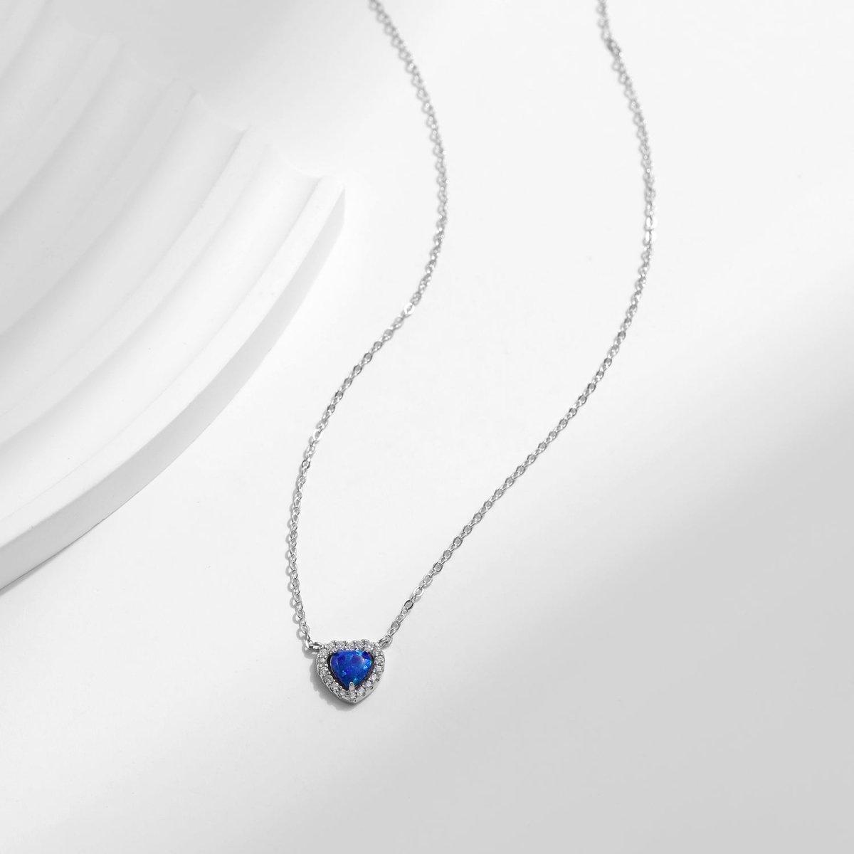 Sapphire Serenade Necklace - Diamoray