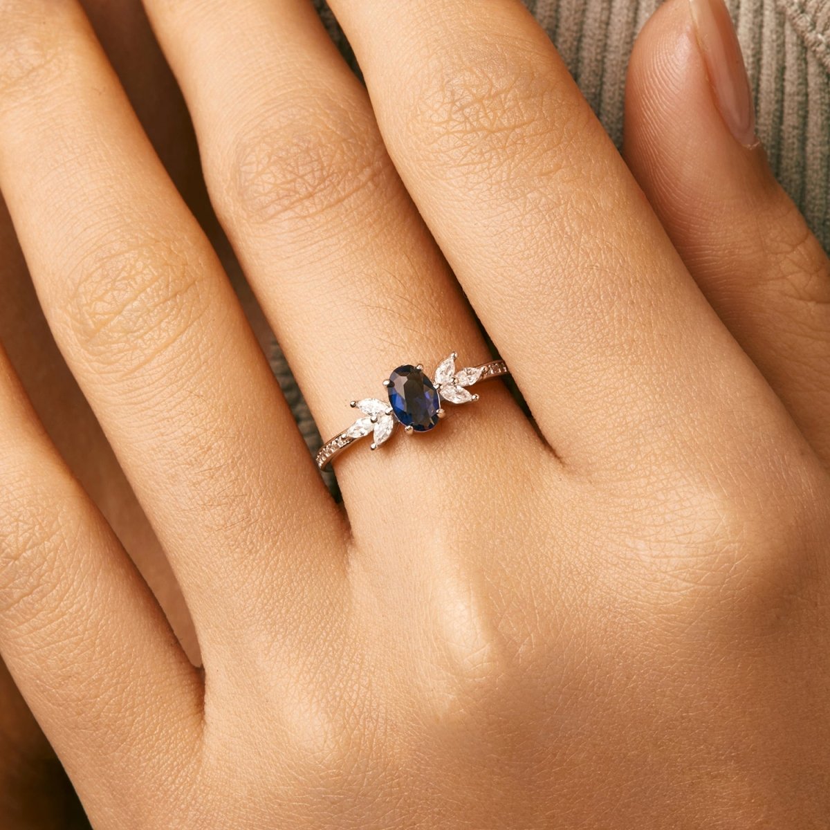 Sapphire Serenade Ring - Diamoray