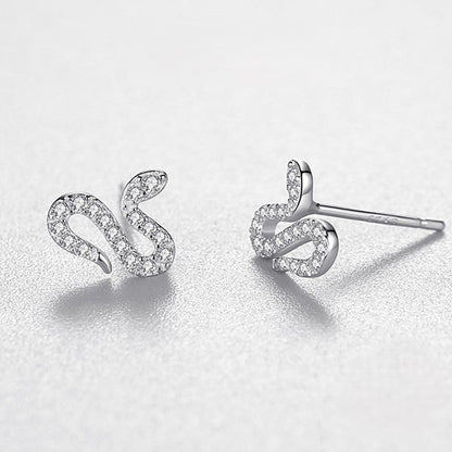 Serpentine Elegance Earrings - Diamoray