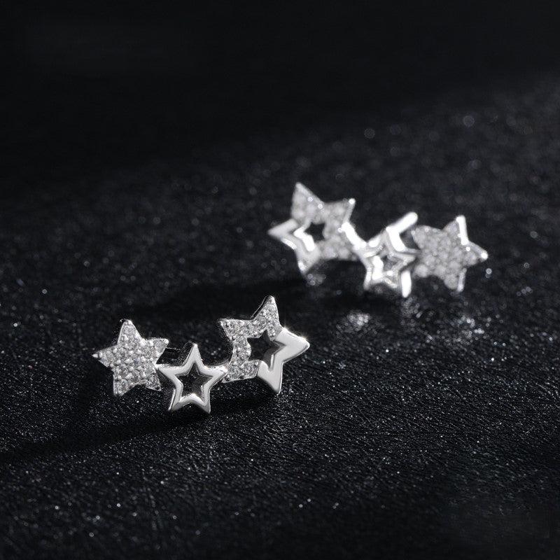 Star Cluster Earrings - Diamoray