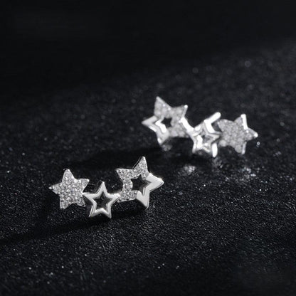 Star Cluster Earrings - Diamoray