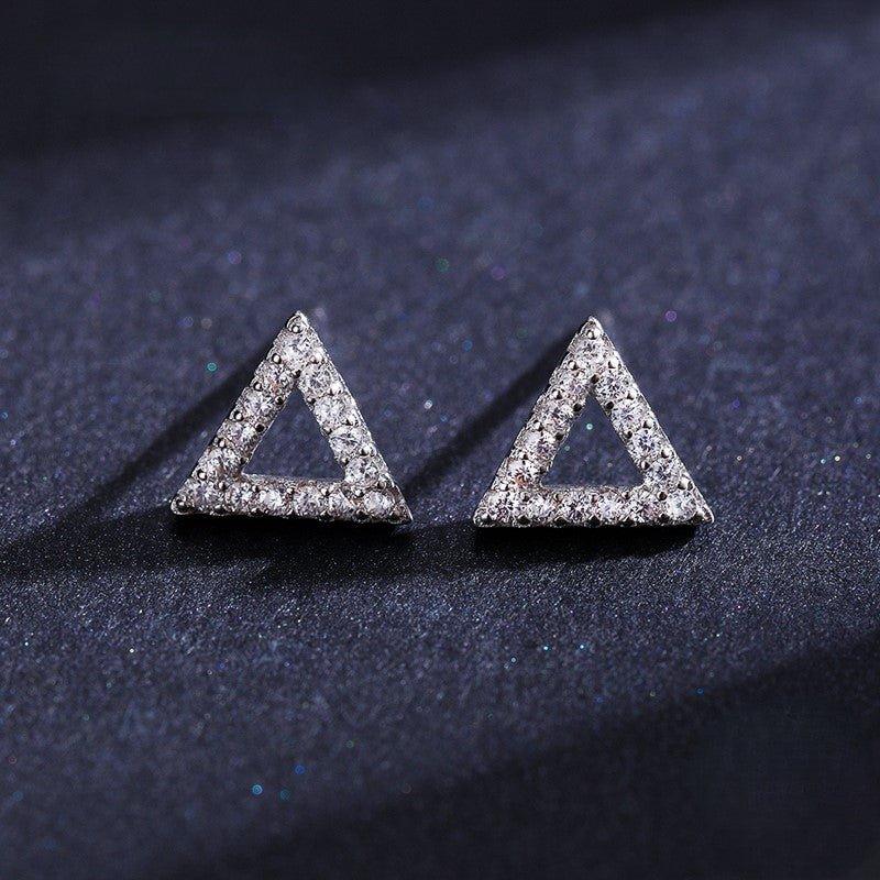 Triangular Delight Earrings - Diamoray