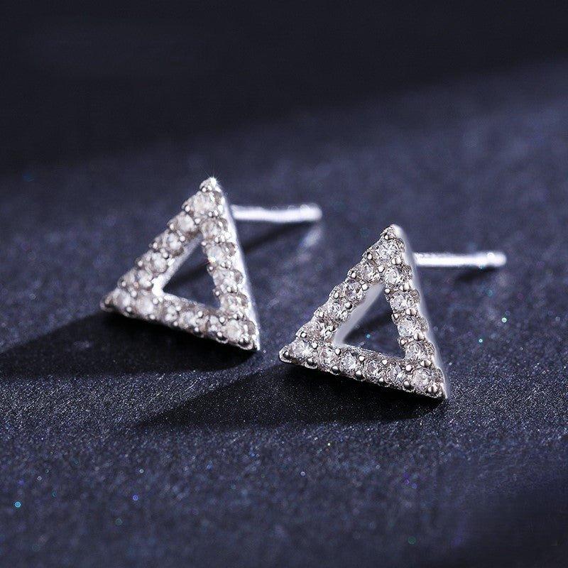 Triangular Delight Earrings - Diamoray