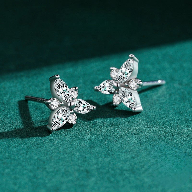 Trinity Sparkle Earrings - Diamoray