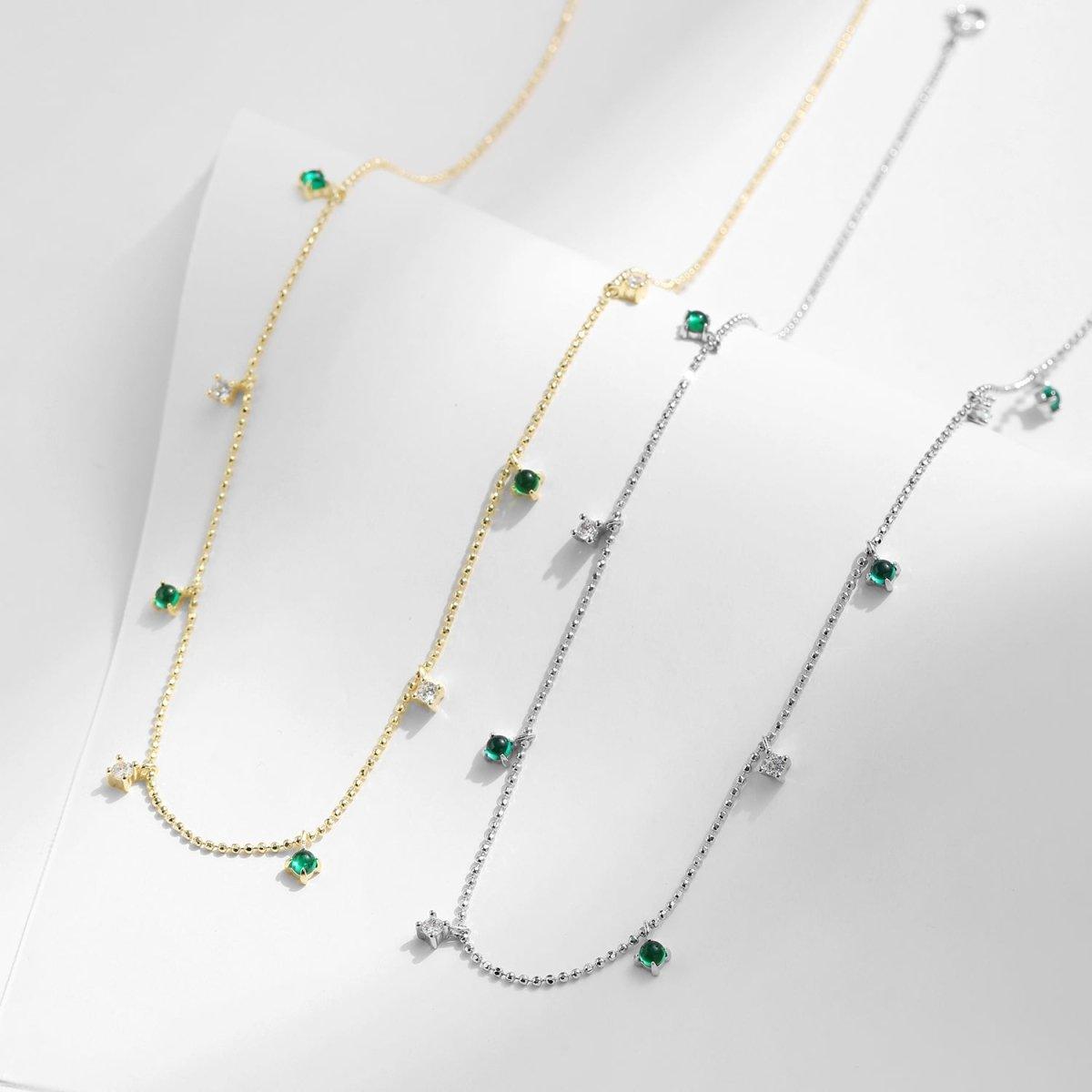 Verdant Opulence Necklace - Diamoray