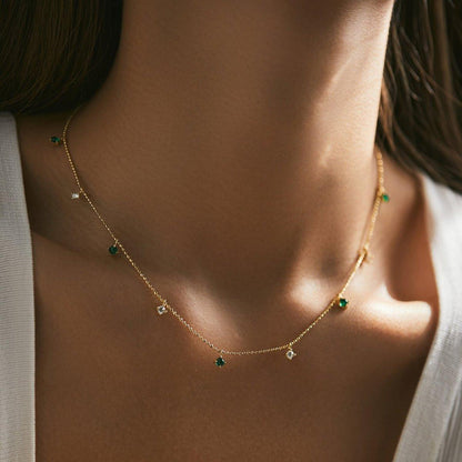 Verdant Opulence Necklace - Diamoray