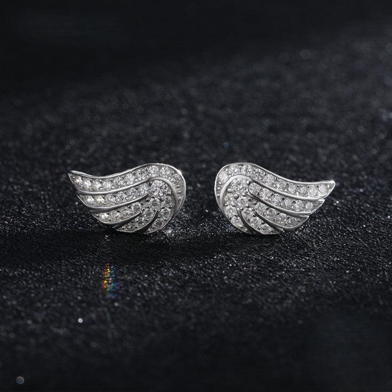 Winged Elegance Earrings - Diamoray