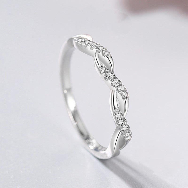 Woven Whirl Ring - Diamoray