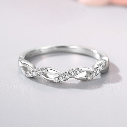 Woven Whirl Ring - Diamoray